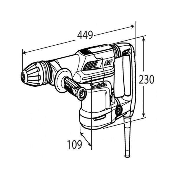 MAKITA Demolitore HM0870C