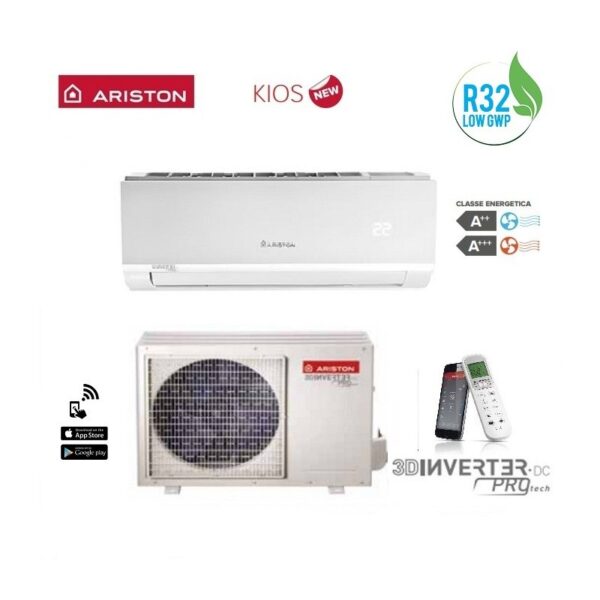 climatizzatore ariston inverter kios r329000 btu wifi ready